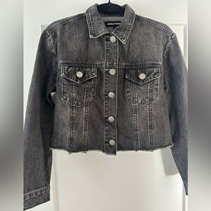 Ashley Mason Charcoal Denim Jacket